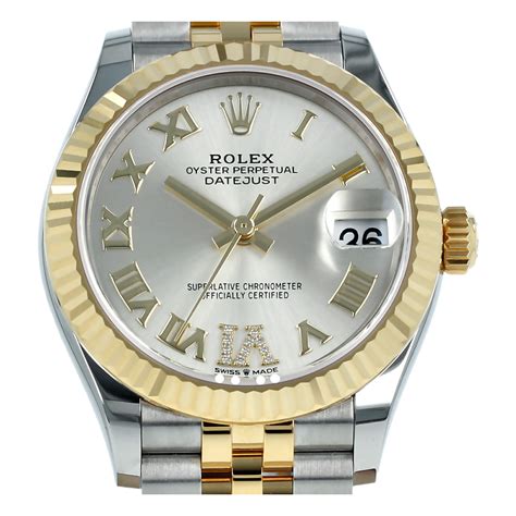 ladies mid size gold rolex|rolex ladies 31mm datejust.